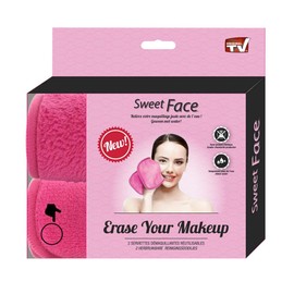 B01HZ8SGGY Microfibre Facial Cleansing Wipes, Make Up Eraser, Make-Up Wipes, Microfibre Set, Make-Up and Cleaning (Set of 2)