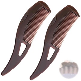 QOMJUFA 2pcs Schuppenkamm, Läusekamm Hohler Zahnkopf Energie-Massage Haarkamm mit Griff Haarkamm für Schuppen Bessere Haarqualität Kopfhautkamm für Frauen Männer Entfernung von Schuppen und Schmutz
