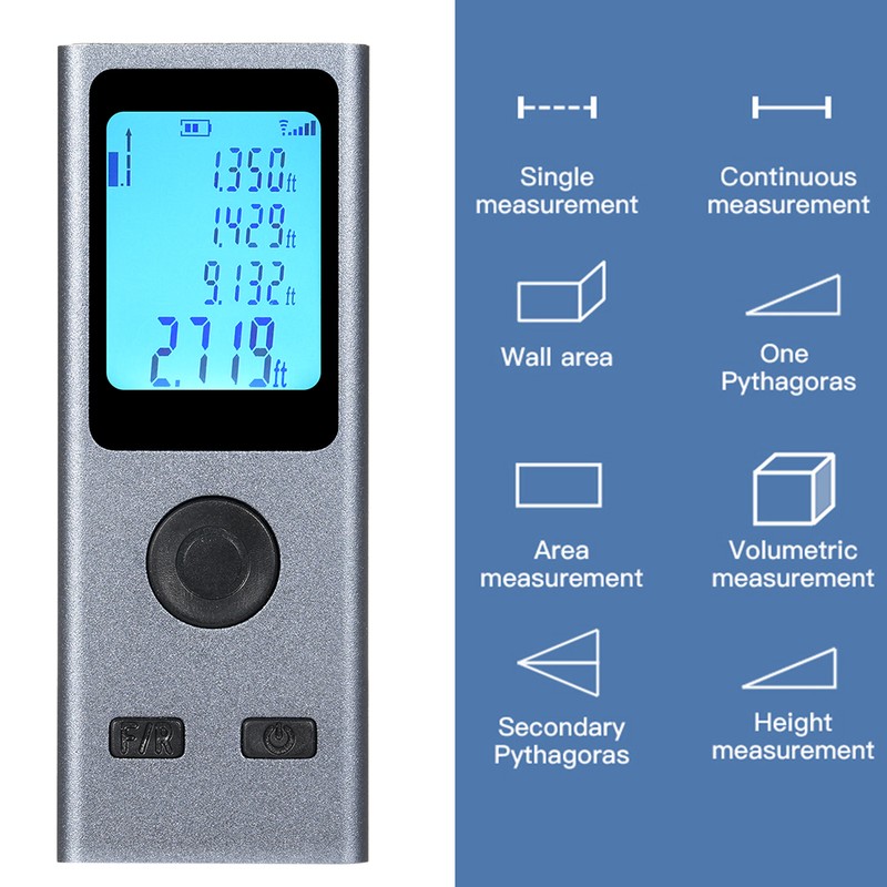 Mini Intelligent Laser Rangefinder Intelligent 30M Digital Laser Rangefinder USB