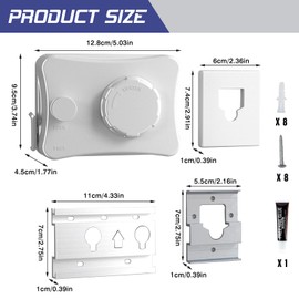 Extendable Washing Line, 5.1 Metre Clothesline, Extendable Wall, Extendable Washing Line, Up to 20 kg, Lock Prevents Sagging, Washing Line for Bathroom, Balcony, Laundry Room, Bedroom