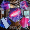Lahasbja Trippy Planet Tapestry Psychedelic Cactus Tapestry Mysterious Galaxy Space
