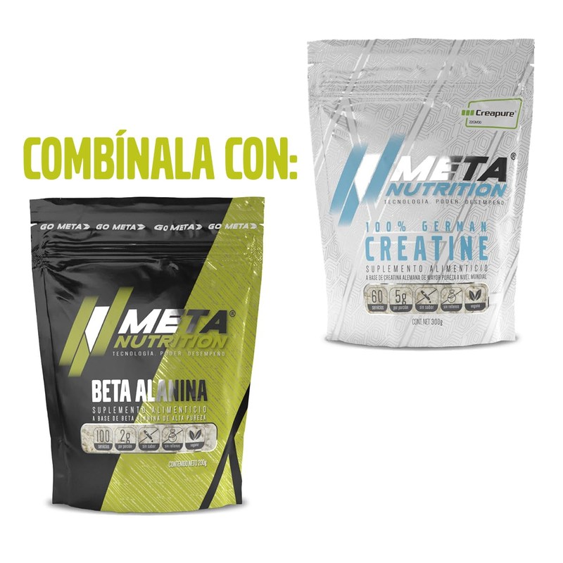 Beta Alanina, Meta Nutrition, 100 Servicios, 2 g por Servicio.