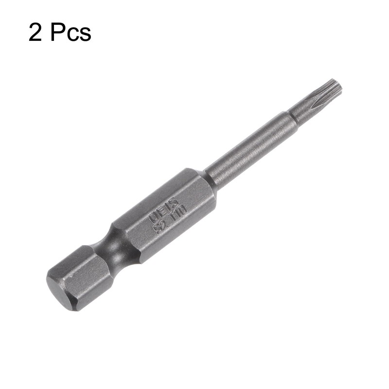 sourcing map 2pcs T10 Magnetic Security Star 5 Point Torx
