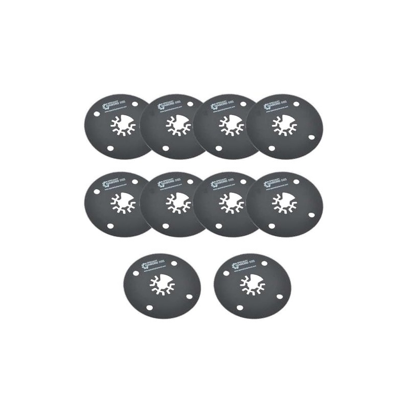 Versa Tool MB10H 80mm HSS Circular Multi-Tool Saw Blades 10/Pk