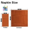 Goldclean Terracotta Napkins Hand Towels Disposable, Linen-Feel Dinner Napkins with