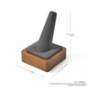 Papten Wooden Single Finger Ring Display Stand Solid Wood Jewelry