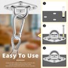 Mardatt 4 Pack M8 304 Stainless Steel Pad Eye Plate