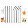Universo en Linea Kit 8 Popotes Metálicos 4cepillos 1 Bolsa