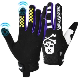 WOTOW Guantes de Ciclismo de Dedo Completo para Hombre Mujer, Guantes con Almohadilla Transpirables Antideslizantes y Pantalla Táctil, Accesorios para Bicicleta De Montaña Motociclista
