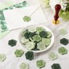 Conelist 50 Pcs Sage Green Wax Seal Stickers for Wedding