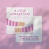 Little Pocket Hug Just For You Wooden Heart Token with