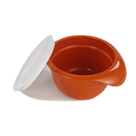 TUPPERWARE Combiplus Mixing Bowl Small 650 ml Terrraotta with Lid