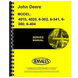 RAParts New Service Manual Fits John Deere 6-380 Tractor