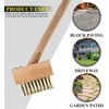 KANTA PATIO WEED WIRE BRUSH BROOM BLOCK PAVING GARDEN WEED