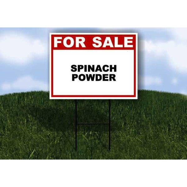SPINACH POWDER For Sale Whte Red Black 1 Single Sided