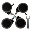 Covers Replacement Casters for Standing Desk, Office Chair, FLEXISPOT Series