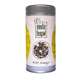 The Exotic Teapot – Wild Orange Oolong Tea, 100g Tin, Citrus Blossom Peel Oolong Blend