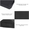 Under Desk Footrest Black Comfortable Relaxing Semi Circular Detachable Zipper
