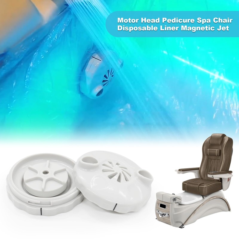 superbobi New Magnetic Jet Motor Head Pedicure Spa Chair Disposable