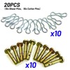 738-04124 Shear Pins, 738-04124A and 714-04040 Cotter Pins for MTD