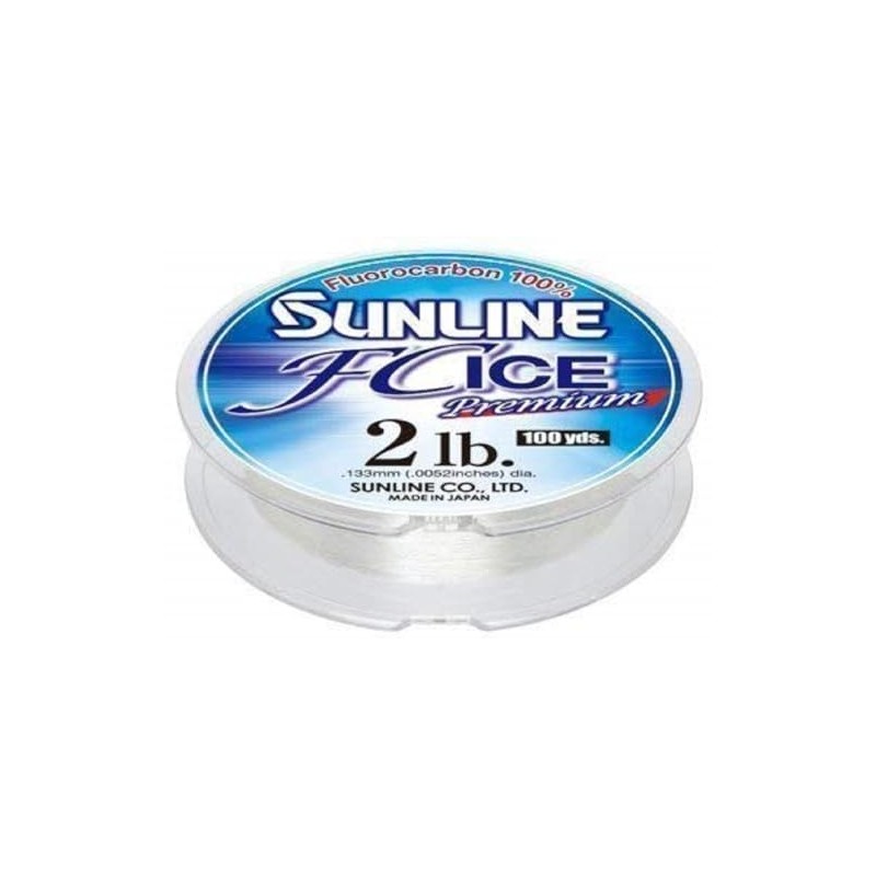 Sunline Unisex-Adult FC Ice Premium 63042336, Clear, 4 LB. Test/100
