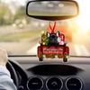 Black French Bulldog Ornaments Christmas Tree, Frenchie Red Car Aluminium