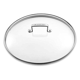Le Creuset Tempered Glass Lid with Loop Handle for 9.5 Inch Nonstick Fry Pan