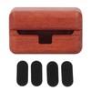 Wood Case for WF‑1000XM4 Earbuds Wooden Wireless Earbuds Protective Case