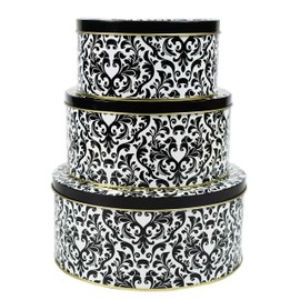 Black Duck Brand Set of 3 Nesting Tins! Perfect for Storing Cookies, Craft Supplies, Children's Toys, etc.