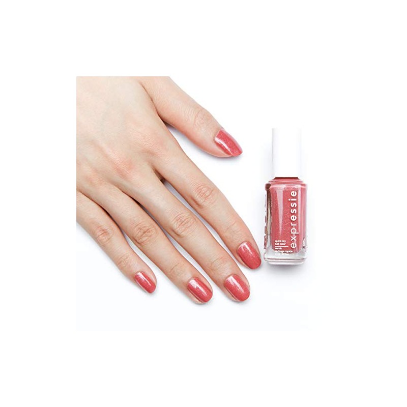 Essie Expressie Esmalte de uñas vegano de secado rápido, rosa