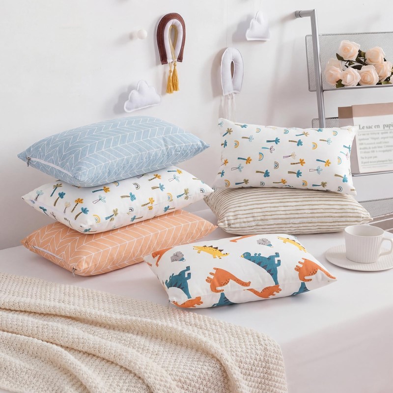 Kigley 6 Pack Mini Pillows for Daycare 9.1 x 13.8''
