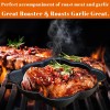 AOKDEER Pre-Seasoned Cast Iron Garlic Roaster Dutch Oven Baker for