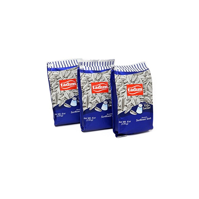 Tadim Sunflower Seeds 170 Gr / 6 Oz (Extra Salted,