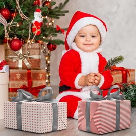 GXFCING Silver Satin Ribbon 25mm x 46 Meters, 1 inch Wide Silver Fabric Ribbon for Gift Wrapping, Crafting, Balloons, Presents, Hair Bows, DIY Sewing, Cakes, Weddings, Christmas Decoration (23m/roll)