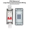 2P Miniature Circuit Breaker IP65 Waterproof Disconnect Switch for Solar