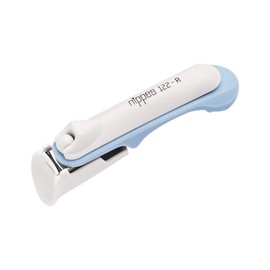 nippes Solingen Baby Nail Clippers, Blue/White, 8 cm Long, Baby Nail Clippers, with Rounded Cutting Surface for Easy Nail Care for Baby and Newborn, Made in Germany
