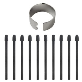 JRSHOME 2025 New Pen Tips, Replacement Tibs for Marker Pen/Marker Plus Pen, for Remarkable Pen and Remarkable Plus Pen Tips/Nibs (2B-Black*10)