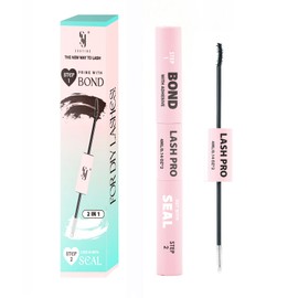 SY SHUYING Black Lash Bond and Seal for Eyelash Cluster, Long Lasting, Comfortable, Waterproof, 72H Super Flexible Hold Glue, 2-in-1 for Sensitive Eyes, Non Irritating Glue for DIY Lash Cluster Kit
