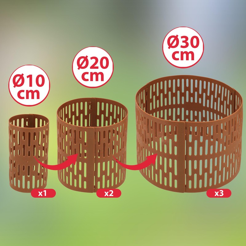 KOTARBAU® Tree Protection Wild Bite Set of 4 20 cm