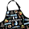 G2TUP Guatemala Aprons With Pockets Guatemalan Souvenir Apron Guatemalan Kitchen