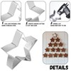 5PCS Star Cookie Cutter Set Stainless Steel Five-Pointed Stars Edge