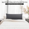 PiccoCasa Long Body Pillow Case Soft Brushed Microfibre Pillow Cover