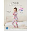 PATPAT Baby Pajama Sets with Bamboo Viscose, Snug fit Cooling