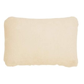 Merry Night MNP6303-96 Pillowcase, One-touch Type, Sinker Pile, Cream, Approx. 13.8 x 24.8 inches (35 x 63 cm), Elastic All Around Elastic Material, Perfect Fit, Fluffy and Gentle Touch, Washable
