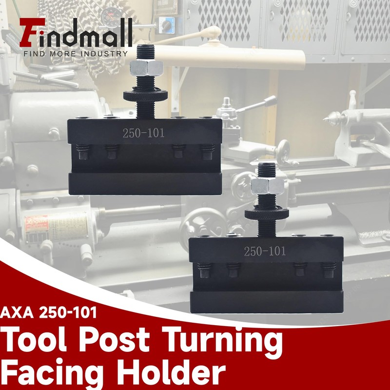 findmall AXA 2Pcs #1 Quick Change 250-101 Tool Post Turning