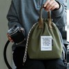 Japanese Style Bento Bag Portable Insulated Lunch Bag with Drawstring