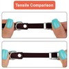 OOPSDOGGY Rolled Leather Cat Collar with Bell, Reflective Kitten Collars