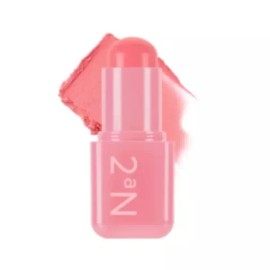 2AN 투에이엔 블러셔 포켓 코튼 블러링 스틱 02 코튼피즈 BNS Two-in-One Blush Pocket Cotton Blurring Stick 02 Cotton Fizz BNS