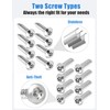 Drsvabze 2-Pack Clear License Plate Covers and Frames - Acrylic