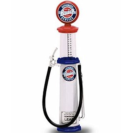 Yat Ming – 98682 Gas Pump Buick 1/18 – Round – White/Blue/Red